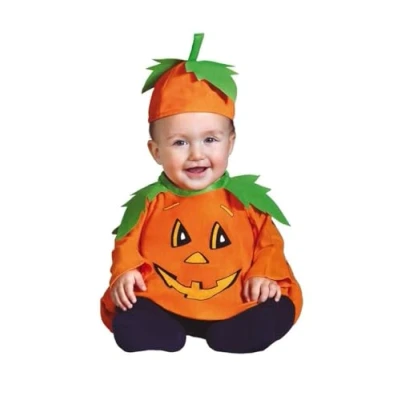 Image of My Illusions Toddler Pumpkin First Halloween Baby Fancy Dress Kids Orange Costume (12 18 Months)