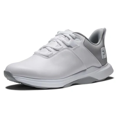 Image of FootJoy Prolite Women&#039;s Golf Shoe, White/Grey, 8 UK