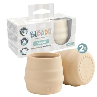 Image of Bibado Sippit Silicone Open Training Cup Two pack Mist