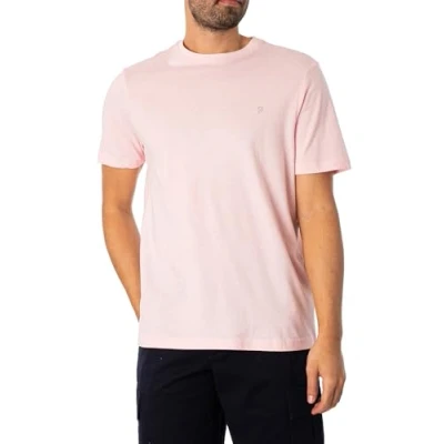Image of Farah Men&#039;s Eddie T Shirt, Pink, XL