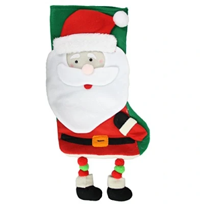 Image of Father Christmas Santa Stocking 53 x 25cm Xmas Bag For Presents &amp; Gifts (Deluxe Stocking)