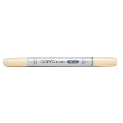 Image of COPIC Ciao Coloured Marker Pen (YR 20) Yellowish Shade, For Art &amp; Crafts, Colouring, Graphics, Highlighter, Design, Anime, Professional Beginners, Supplies Colouring Books