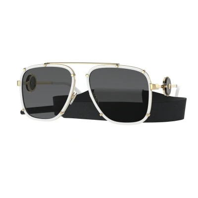 Image of Versace Sunglasses, Size: 60, White