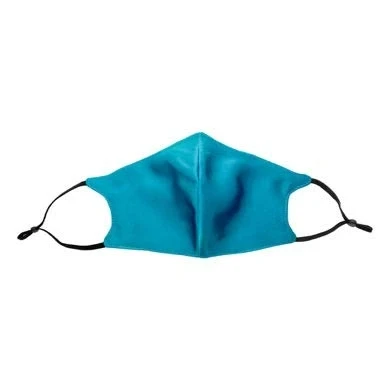 Image of Jasmine Silk Pure Mulberry Face Mask Cover (Turquoise)