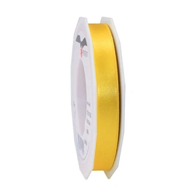 Image of C.E. Pattberg SATIN yellow gift ribbon, 27 yards for Wrapping Gifts, 0.59 inches width, Ribbon Decorating &amp; Crafting, Decorative every occasion