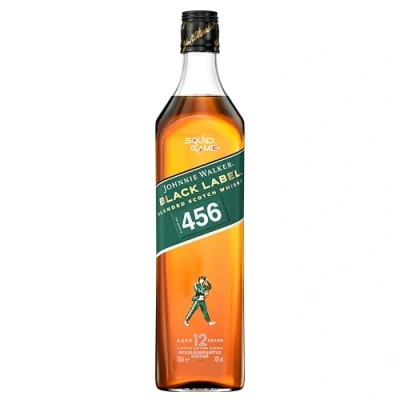 Image of Johnnie Walker Black Label │ Squid Game Special Edition Blended Scotch Whisky 40% vol 70cl Award Winning Bottle