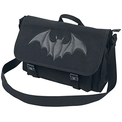 Image of Banned Dragon Frenzy Women Shoulder Bag Black, Polyurethane, Polyester,
