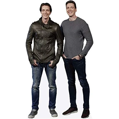 Image of James and Oliver Phelps (Duo) Mini Celebrity Cutout