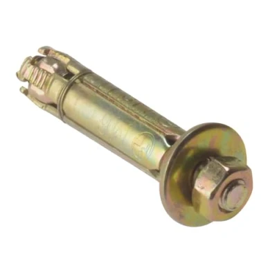 Image of ForgeFix Masonry Anchors Projection Bolts M8 x 40mm Zinc Yellow Passivated Bag 10