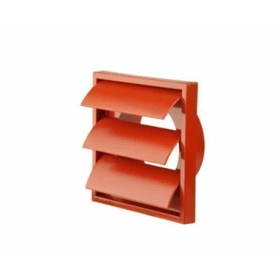 Image of 4&quot; 100mm Extractor Fan Duct Pipe Terracotta Gravity Grille Ventilation