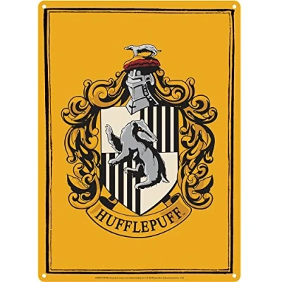 Image of Harry Potter Tin Sign Small (Hufflepuff)