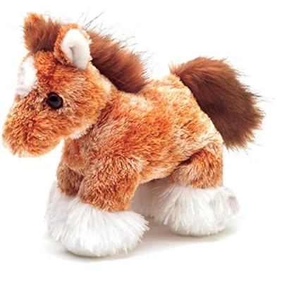 Image of Aurora Plush Clyde Clydesdale Horse 8&quot;