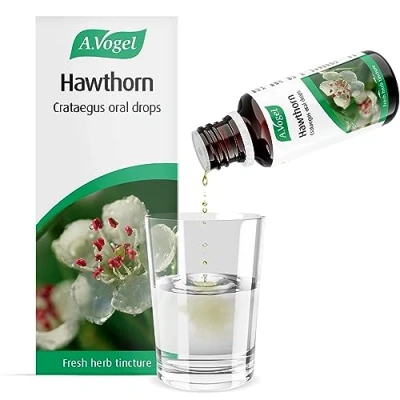 Image of A.Vogel Hawthorn Crataegus Drops Herbal food supplement Tincture of fresh Berries Suitable for Vegans 50ml