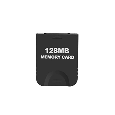 Image of Ruitroliker 128MB Memory Card Compatible for Wii GameCube NGC GC console Black