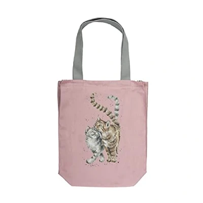Image of Wrendale Designs &#039;Feline Good&#039; Cat Canvas Tote Bag