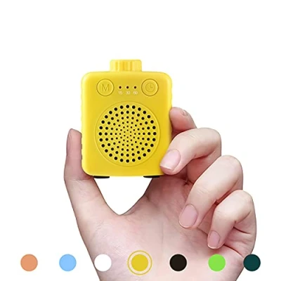 Image of White Noise Machine, Portable Sleep Sound Machine with 13 Soothing Sounds Therapy for Baby, Adult, Tinnitus Relief and Relaxation Timer/AdjustableVolume (Yellow)