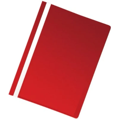 Image of 5 Star Office Project Flat File Lightweight Polypropylene with Indexing Strip A4 Red [Pack 5]