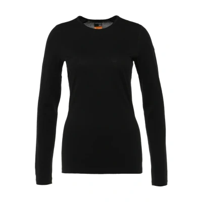 Image of ICEKQ#Icebreaker Women 200 Oasis LS Crewe Base Layers Black, L