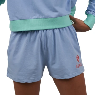 Image of Superb BeHappy WoMens Short Shorts Blue Size Large
