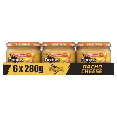 Image of Doritos Nacho Cheese Dip 280g (Pack of 6)