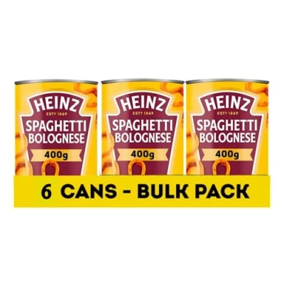 Image of Heinz Spaghetti Bolognese, 400 g (Pack of 6)