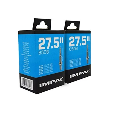 Image of Impac 2pk Cycle Tubes 27.5&quot; (650b) Presta Valve 27.5 x 1.50 2.35/40 584 60 for Mountain bikes