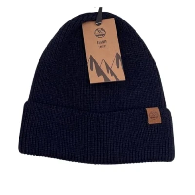 Image of Six Peaks Unisex Beanie, Soft Acrylic Winter Hat for Men and Women, Warm, Stretchable Design Outdoor Activities, Navy, One Size