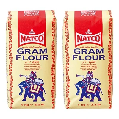 Image of Natco 100% Pure Gram Flour, Besan 1kg (Pack of 2)