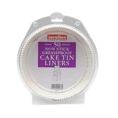 Image of Caroline Round Cake Tin Liner 7&quot; 50 Pack