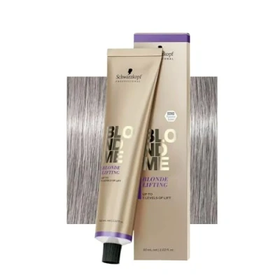 Image of Schwarzkopf BlondMe Blonde Lifting Steel Blue 60ml crema schiarente