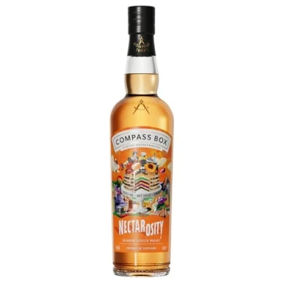 Image of Compass Box Nectarosity Blended Scotch Whisky 46% ABV 1 x 70cl Bottles Non Chill Filtered Natural Colour Honeyed Fruit &amp; Soft Toffee Matured in American Oak Whiskymakers of Scotland