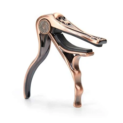 Image of Alice Skull Capo for Guitar Aluminum Alloy Skeleton Head Acoustic &amp; Electric (A007H/PB)