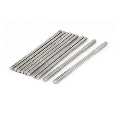 Image of Sourcingmap M4x80mm 304 Stainless Steel Double End Threaded Stud Screw Bolt 10pcs
