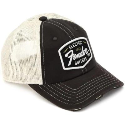 Image of Fender Transition Logo Patch Hat,Blk/Stone