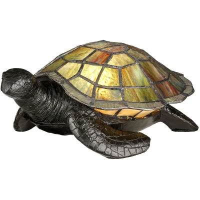 Image of Sawback Tiffany Lamp, Vintage Bronze, G9