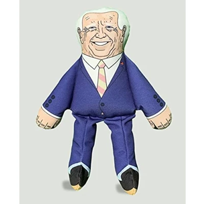 Image of Pet Hates Toys Political Leaders Soft &amp; Squeaky Dog For Small Large Dogs (Small, Joe Biden)