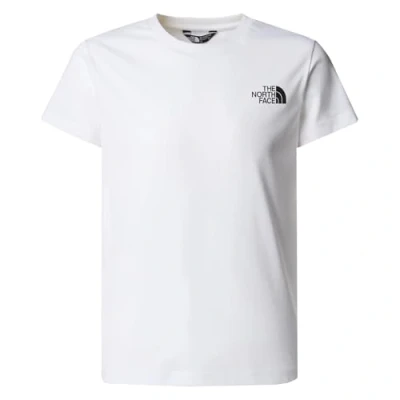 Image of The North Face TEE Unisex Print Tshirt for kids, Size: 18 20y, White
