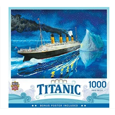 Image of Titanic Fateful Night 1000 piece jigsaw puzzle 680mm x 489mm (mpc) (60347)
