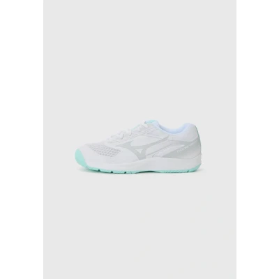 Image of Mizuno Cyclone Speed 5 Volleyball shoes, Women&#039;s, Size: 6, White/blue shoes