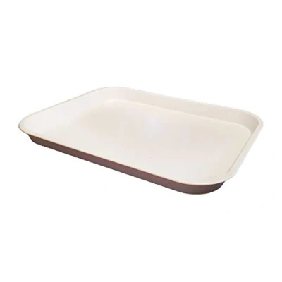 Image of Kabi KB2 Small White Plastic Catering Tray Pack of 10