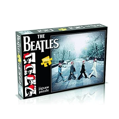 Image of University Games 08443 The Beatles Christmas 1000 Piece Puzzle