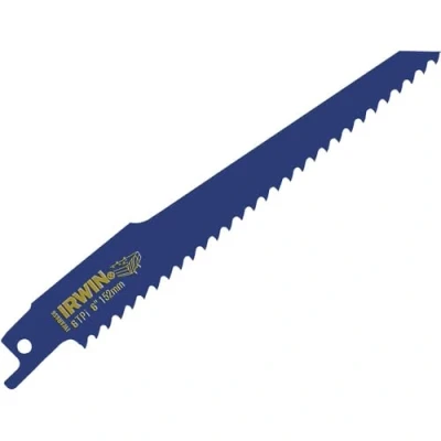 Image of Irwin 10504155 Sabre Saw Blades Nail Embeded Wood Cut (Pack of 5)