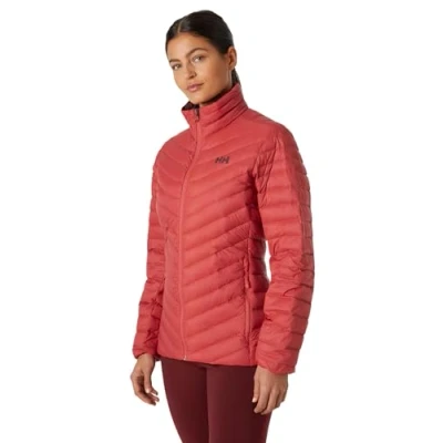 Image of Helly Hansen Womens W Verglas Down Insulator Jkt, Poppy Red, XS