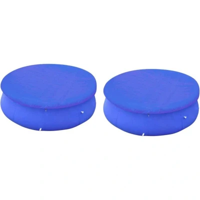 Image of vidaXL Pool Covers 2 pcs for 450 457 cm Round Above Ground Pools