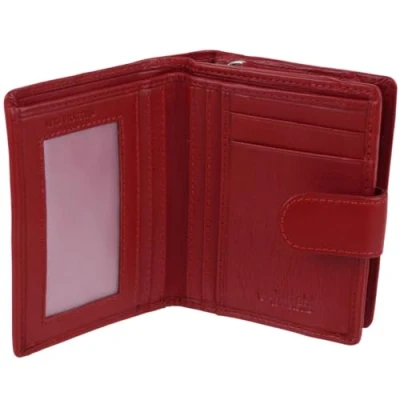 Image of Golunski Leather Ladies Compact Purse/Wallet RFID Protected Red