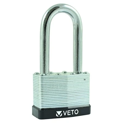 Image of 4x TIMCO Laminated Padlock Long Shackle LSP40L