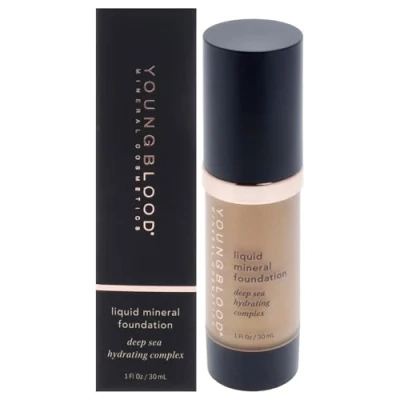 Image of Youngblood Liquid Mineral Foundation In Golden Tan 30 Ml