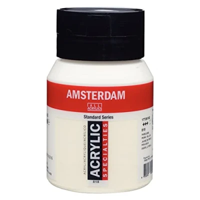 Image of Amsterdam Standard Series Acrylic Jar 500 ml Pearl Yellow 818 (17728182)