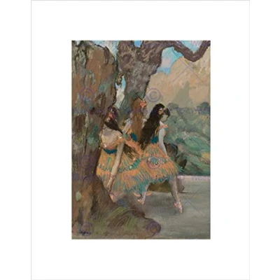 Image of Wee Blue Coo Edgar Degas French Ballet Dancers Art Picture Wall Print