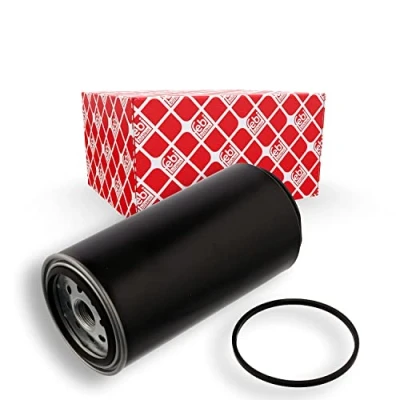 Image of 23414E0020, 23414E024 Fuel Filter FEBI BILSTEIN 35394 with water separator, Spin on seal ring DAF: CF 85